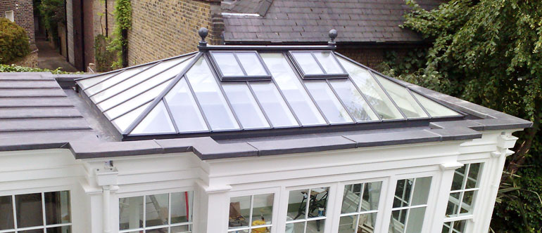 All the external timber in our roofs lanterns is capped with aluminium for high protection and long life